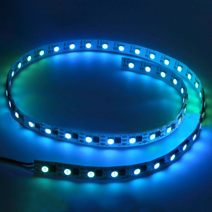 DC12V WS2811 Double Sides 360 Degrees Lighting 3.28Ft 120LEDs Dream Color Chasing LED Strip Light DC12V WS2811 Double Sides 360 Degrees Lighting 3.28Ft 120LEDs Dream Color Chasing LED Strip Light